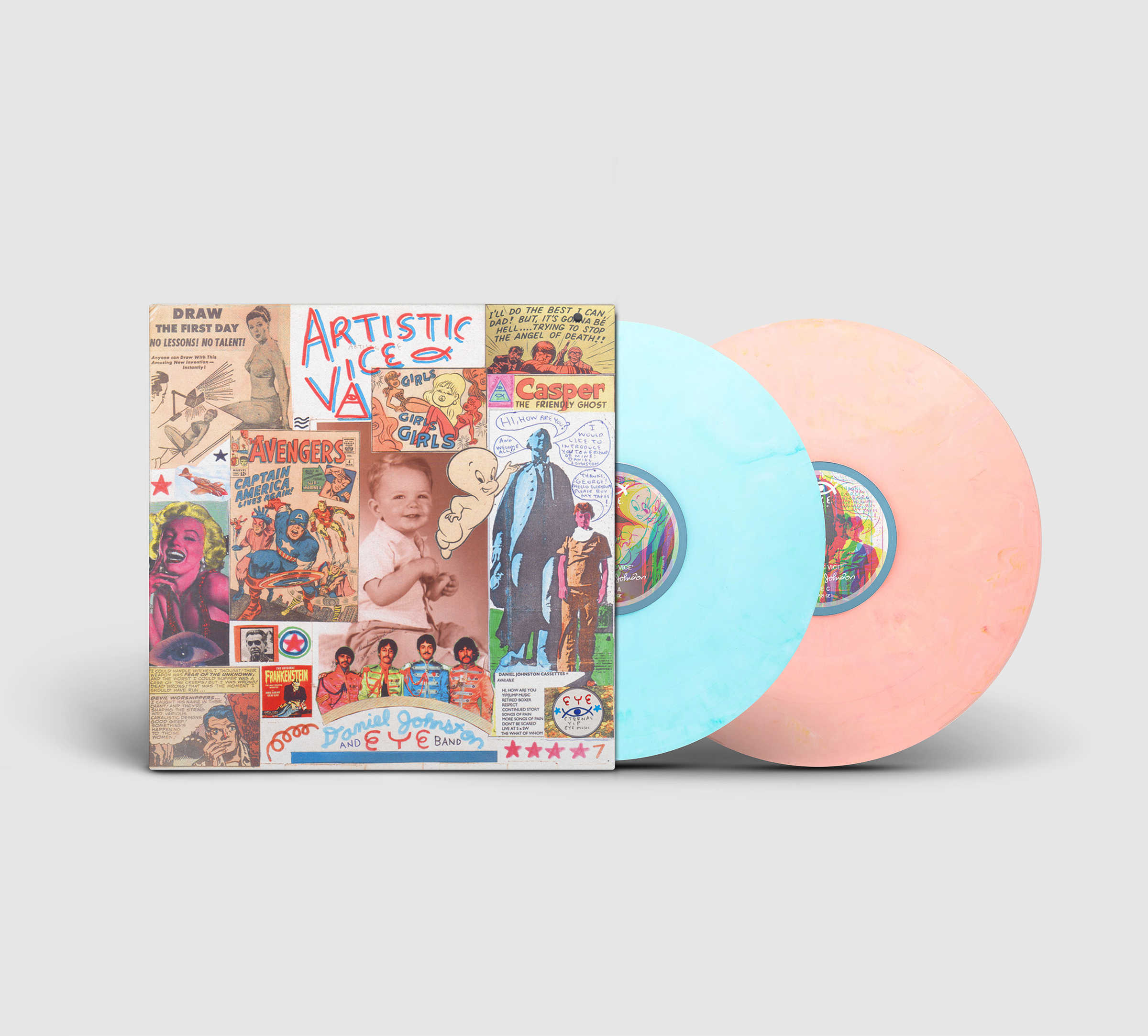 Artistic Vice Collector's Edition PEACH & BLUE VINYL Dual LP – Hi Artistic Vice Collector's Edition PEACH & BLUE VINYL Dual LP – Hi
