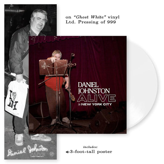 Daniel Johnston - Alive in New York City Ghost White Vinyl