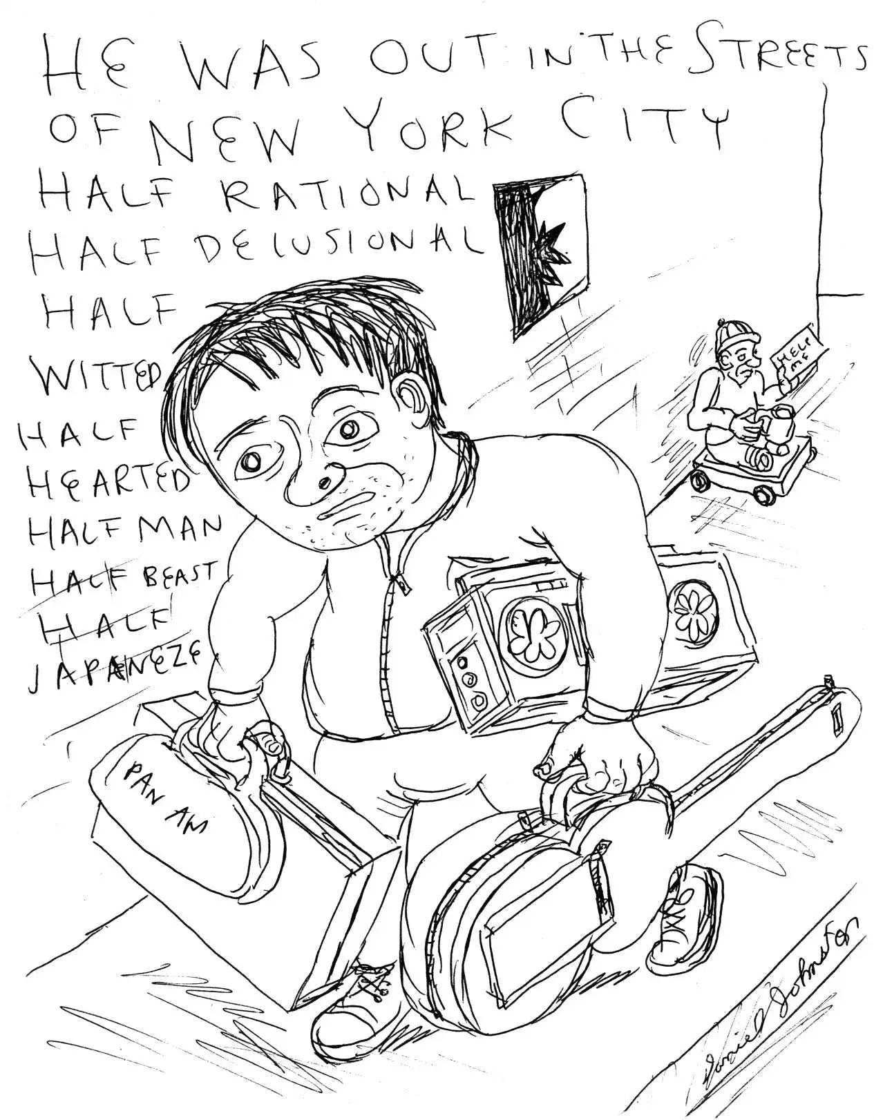 Art Print - "He Was Out In The Streets"