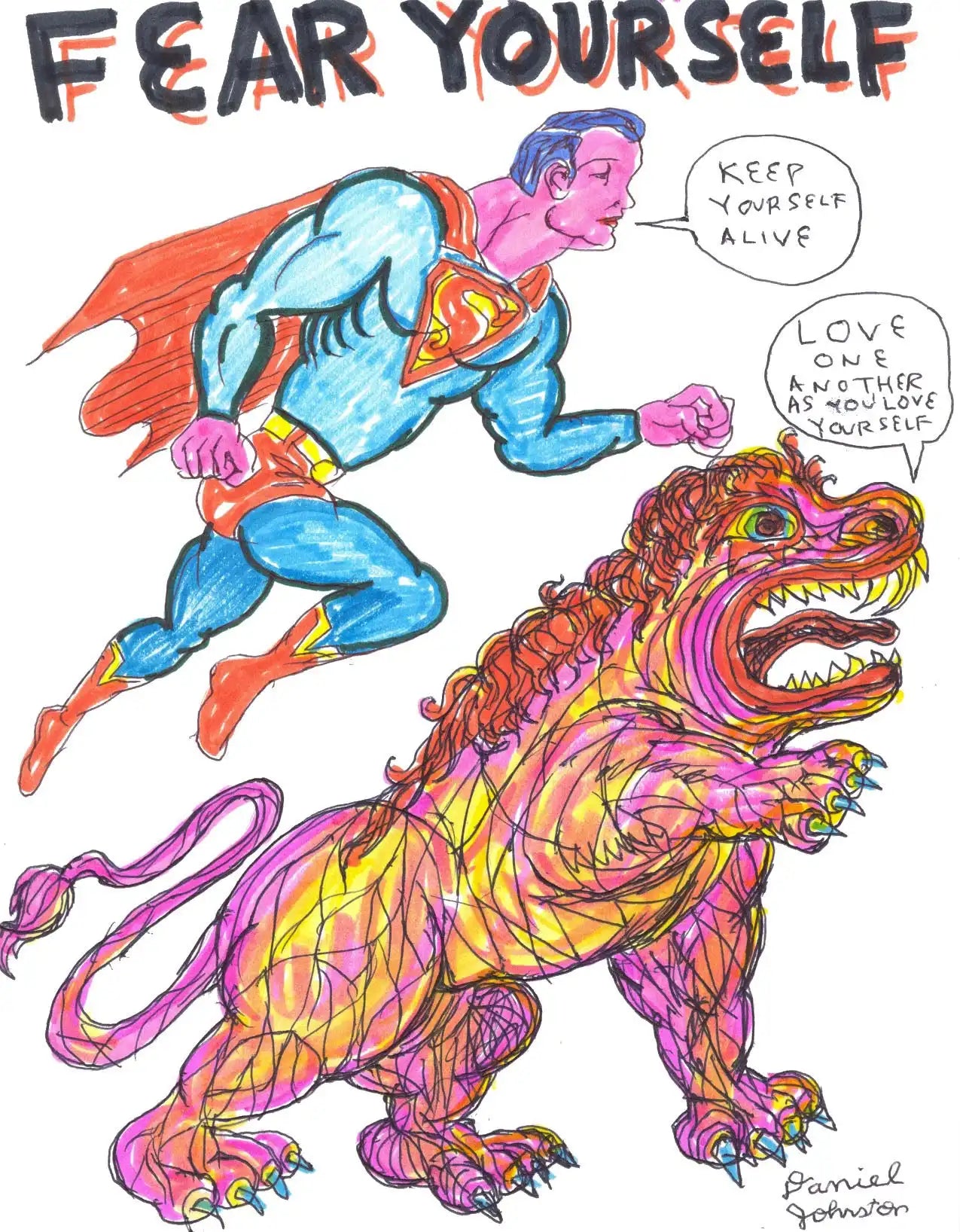 Art Print - "Keep Yourself Alive"