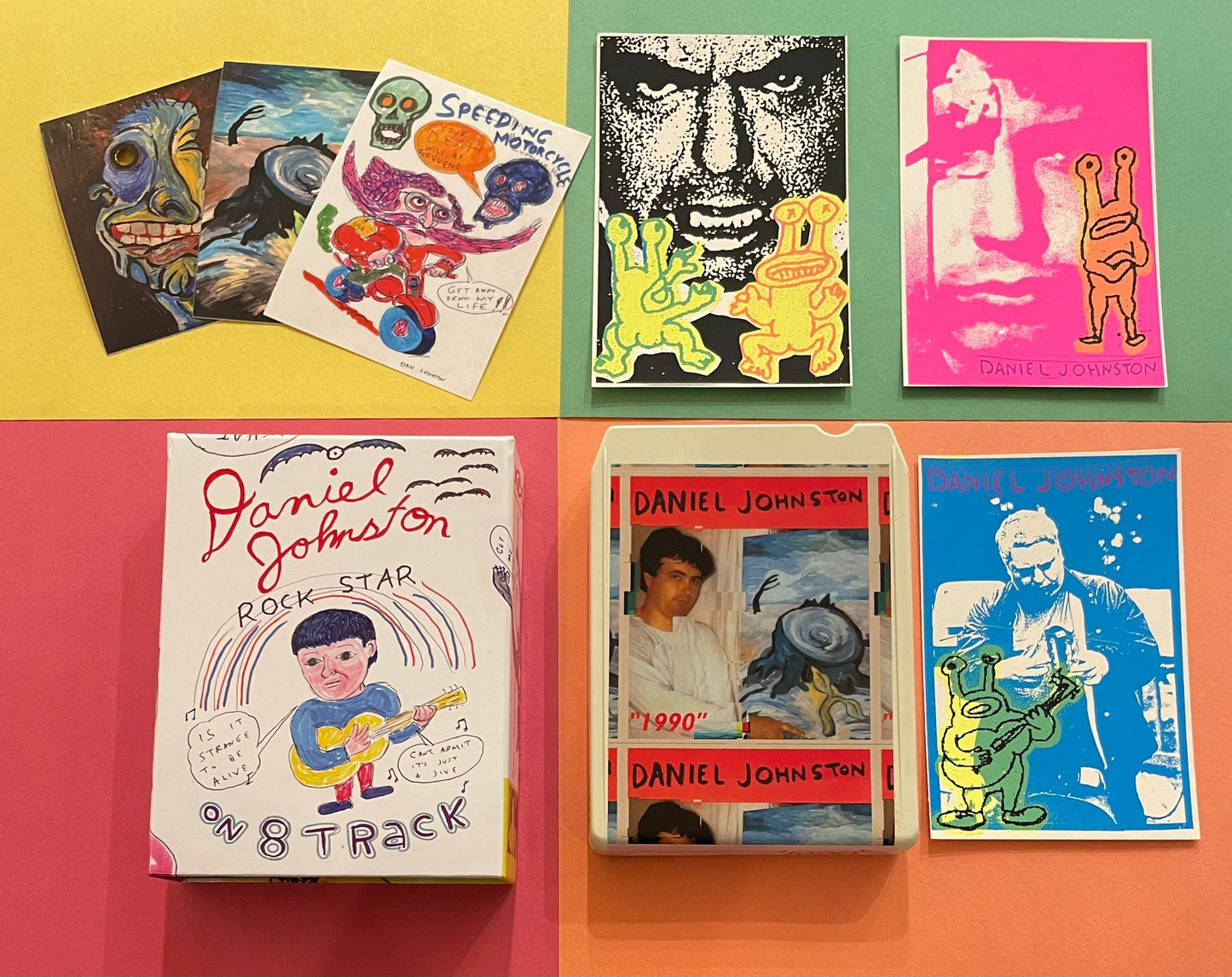 Daniel Johnston LIMITED NUMBERED 8 track stereo cartridge albums