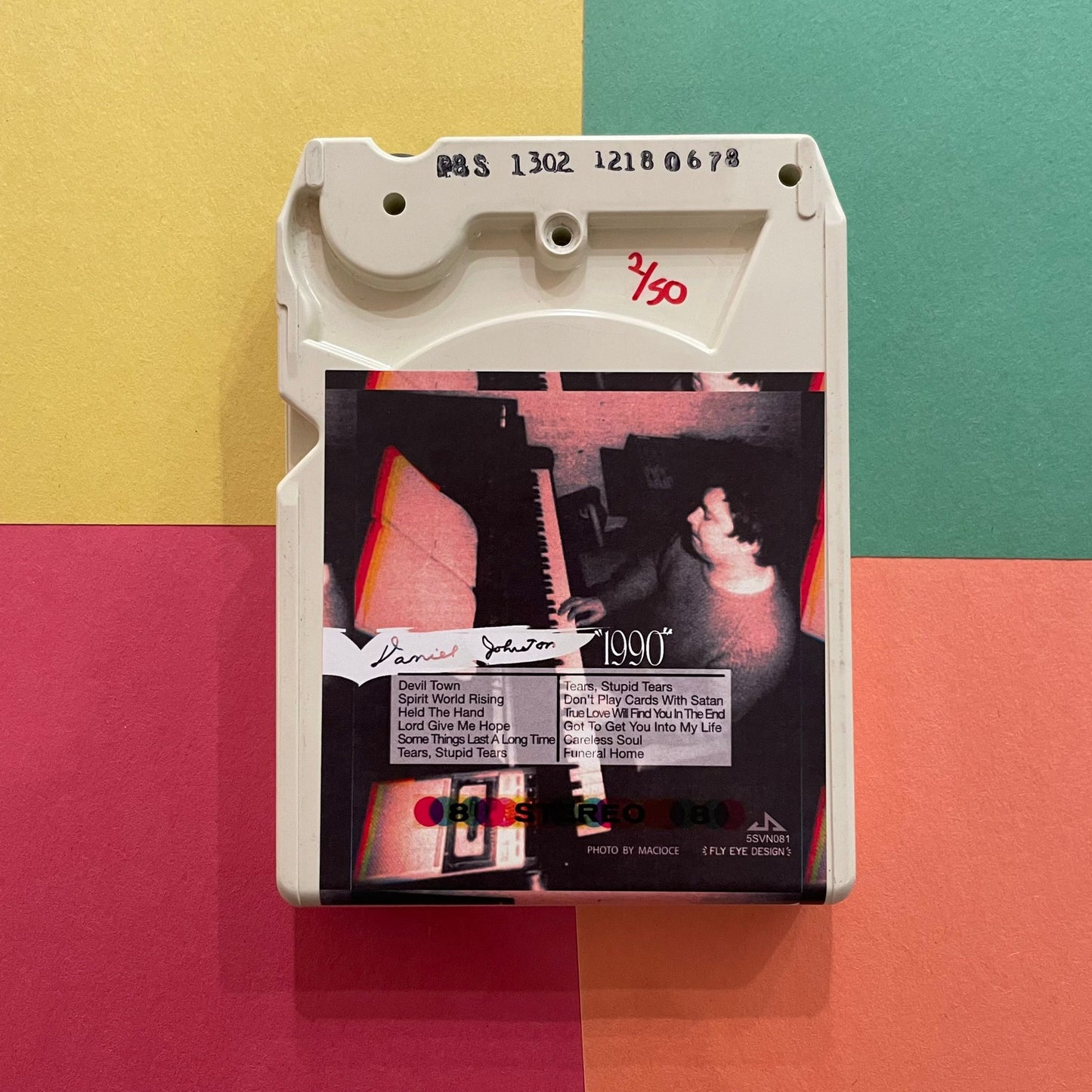 Daniel Johnston LIMITED NUMBERED 8 track stereo cartridge albums