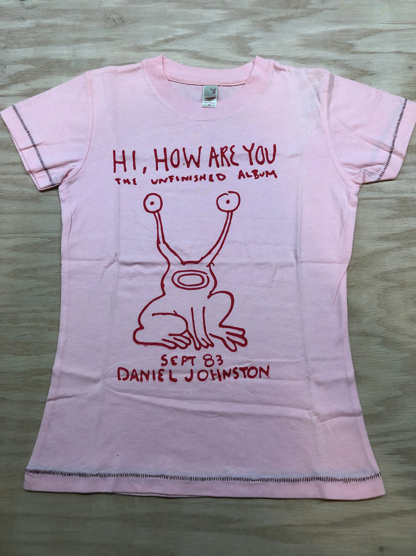 Women's "Hi, How Are You" Pink T-Shirt