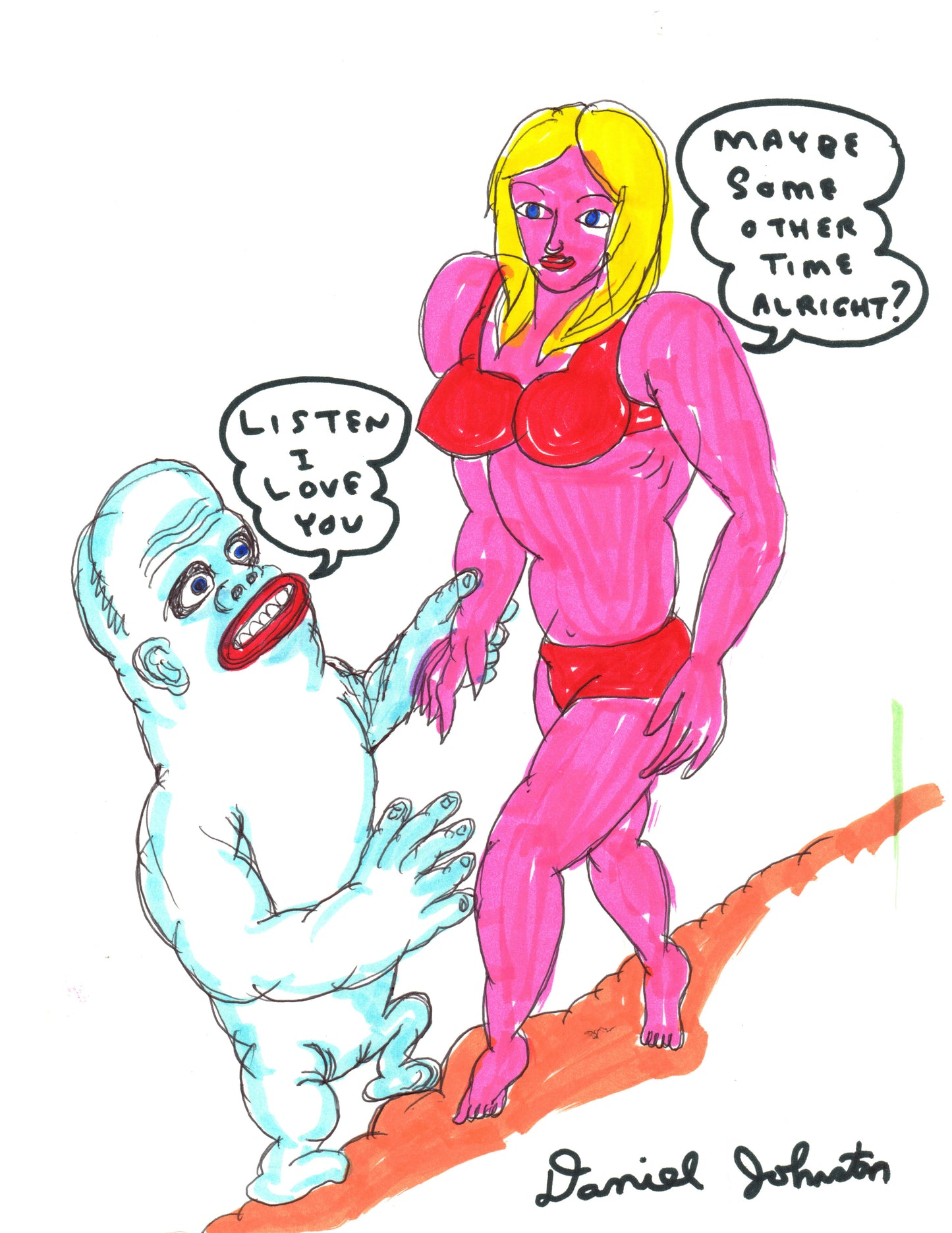 Art Print - "Listen I Love You"