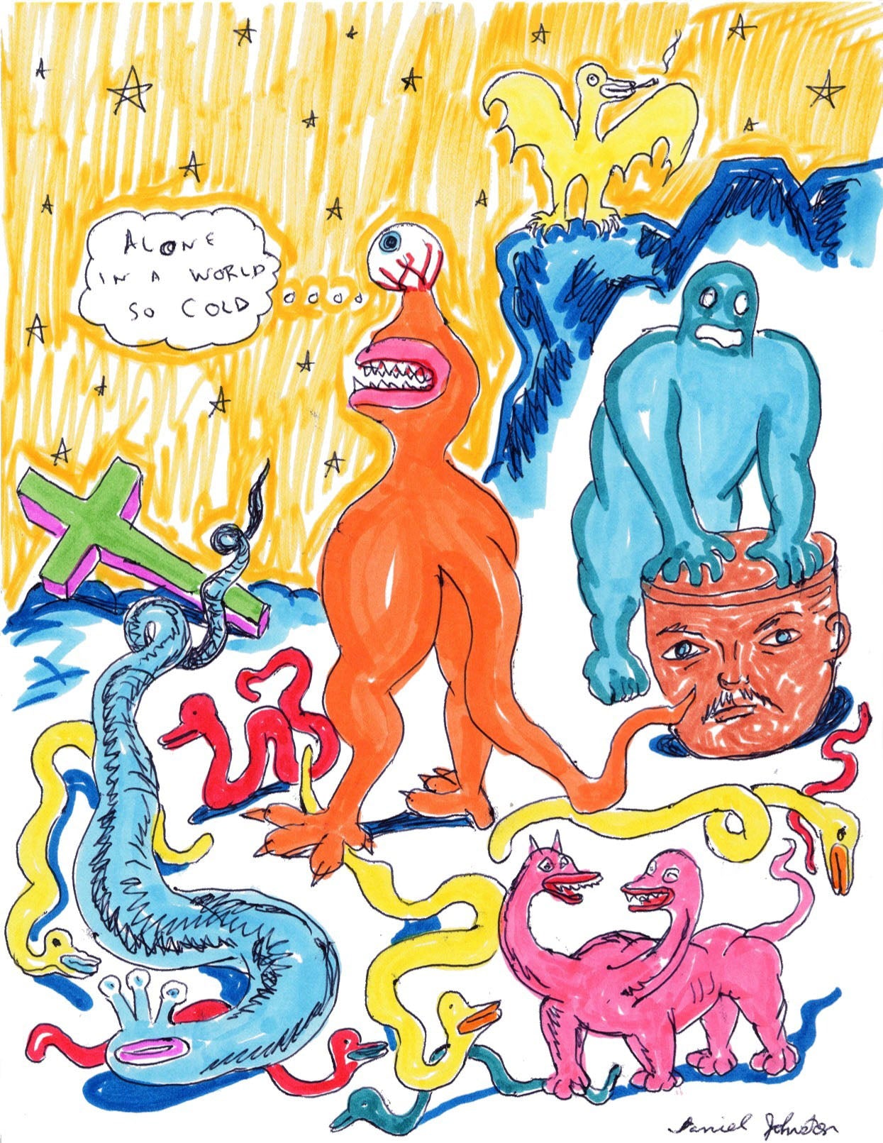 Art Print - "Alone In A World So Cold"