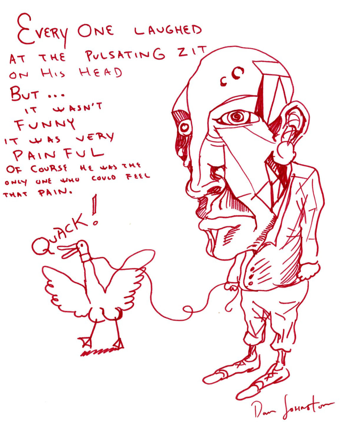 Art Print - "He Was The Only One Who Could Feel The Pain"