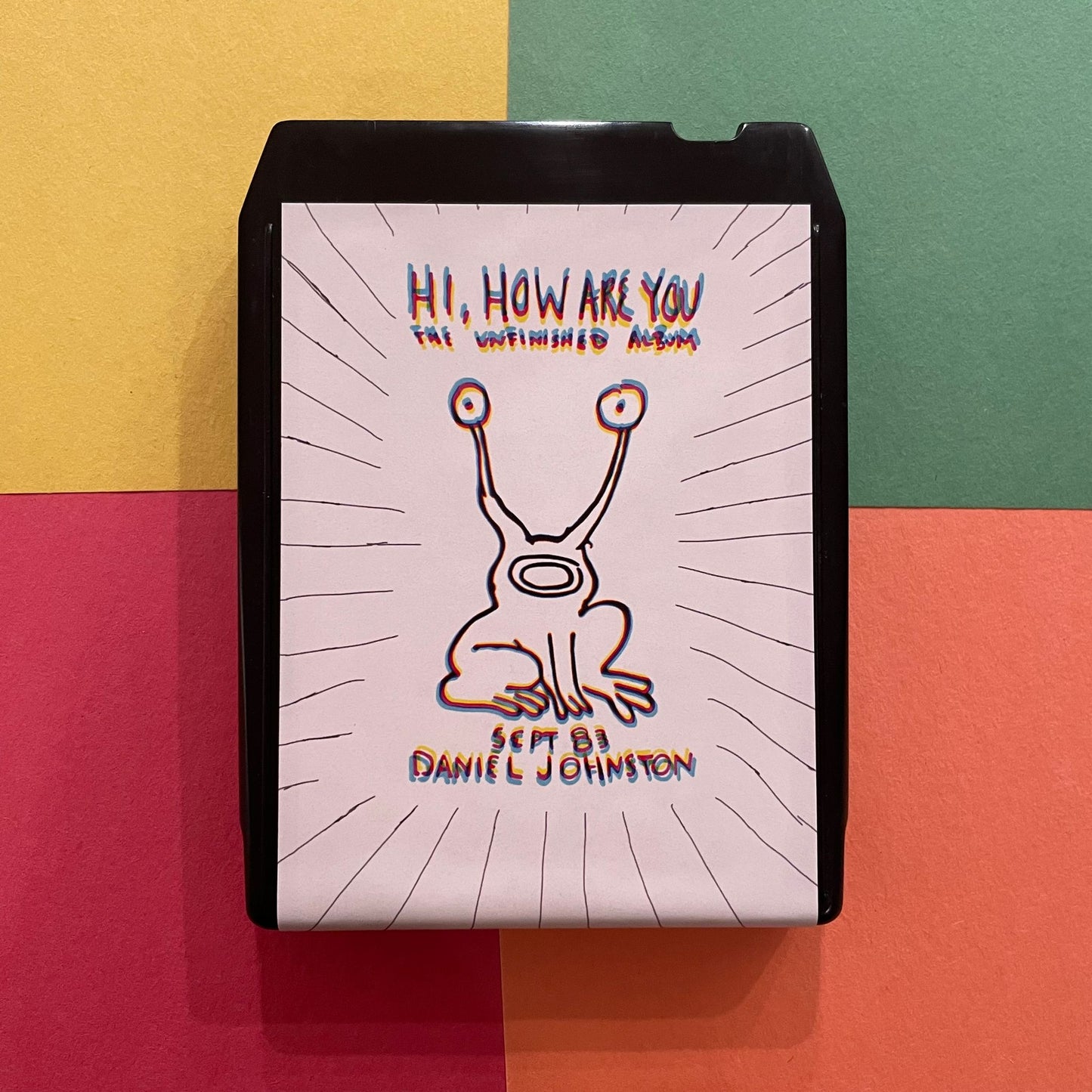 Daniel Johnston LIMITED NUMBERED 8 track stereo cartridge albums