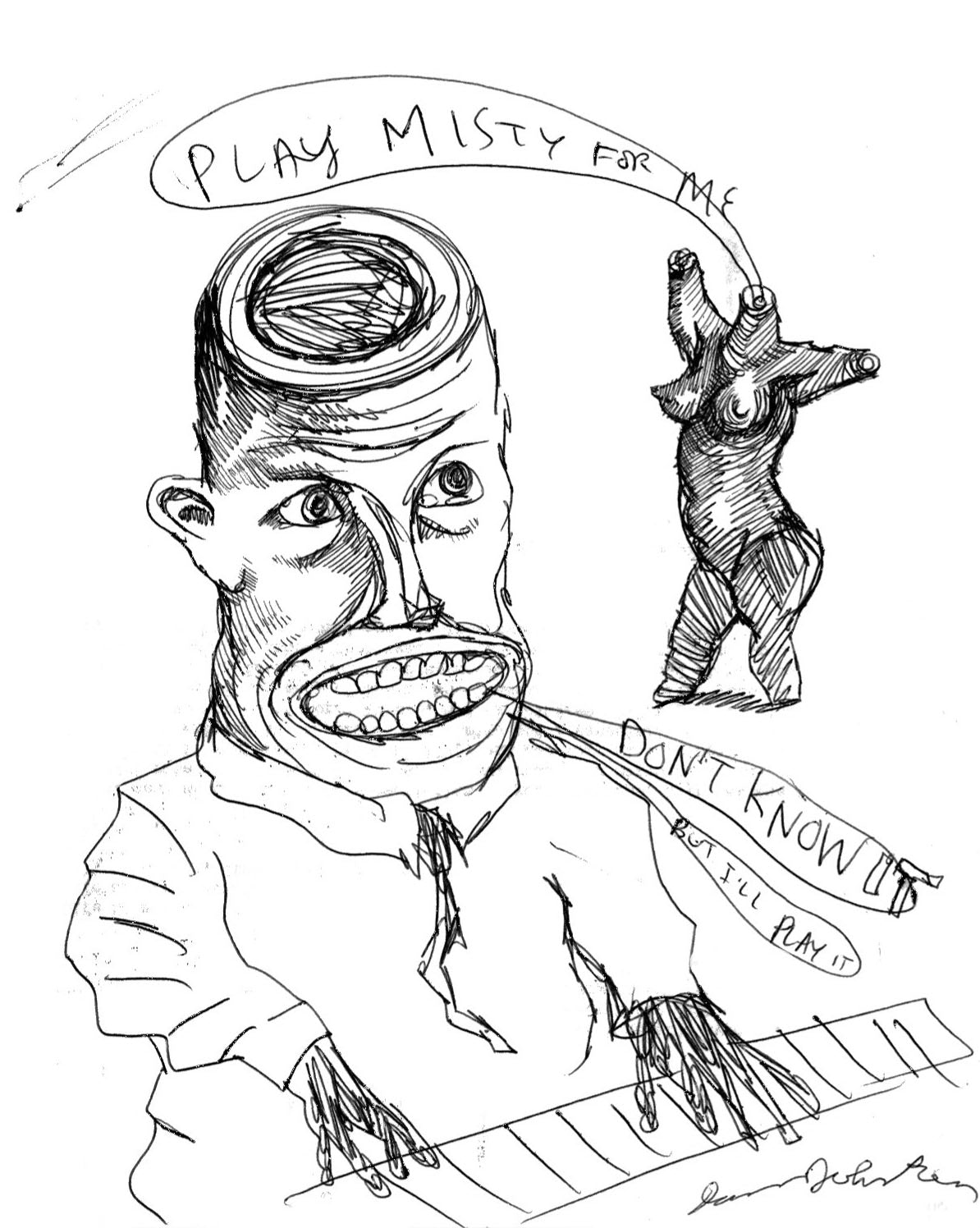 Play Misty For Me UNSIGNED PRINT