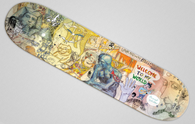 Welcome To My World Skateboard Deck & Double Album