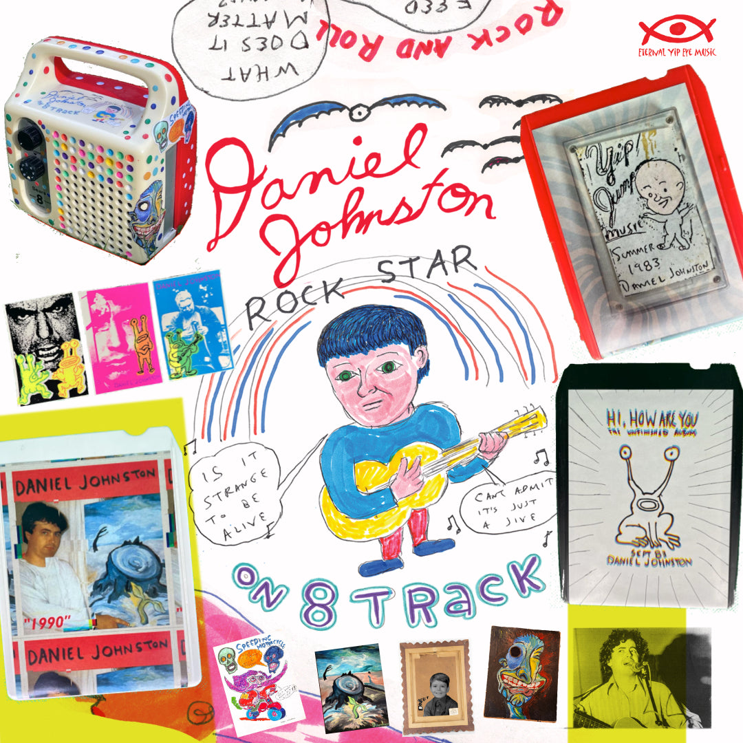 Daniel Johnston LIMITED NUMBERED 8 track stereo cartridge albums