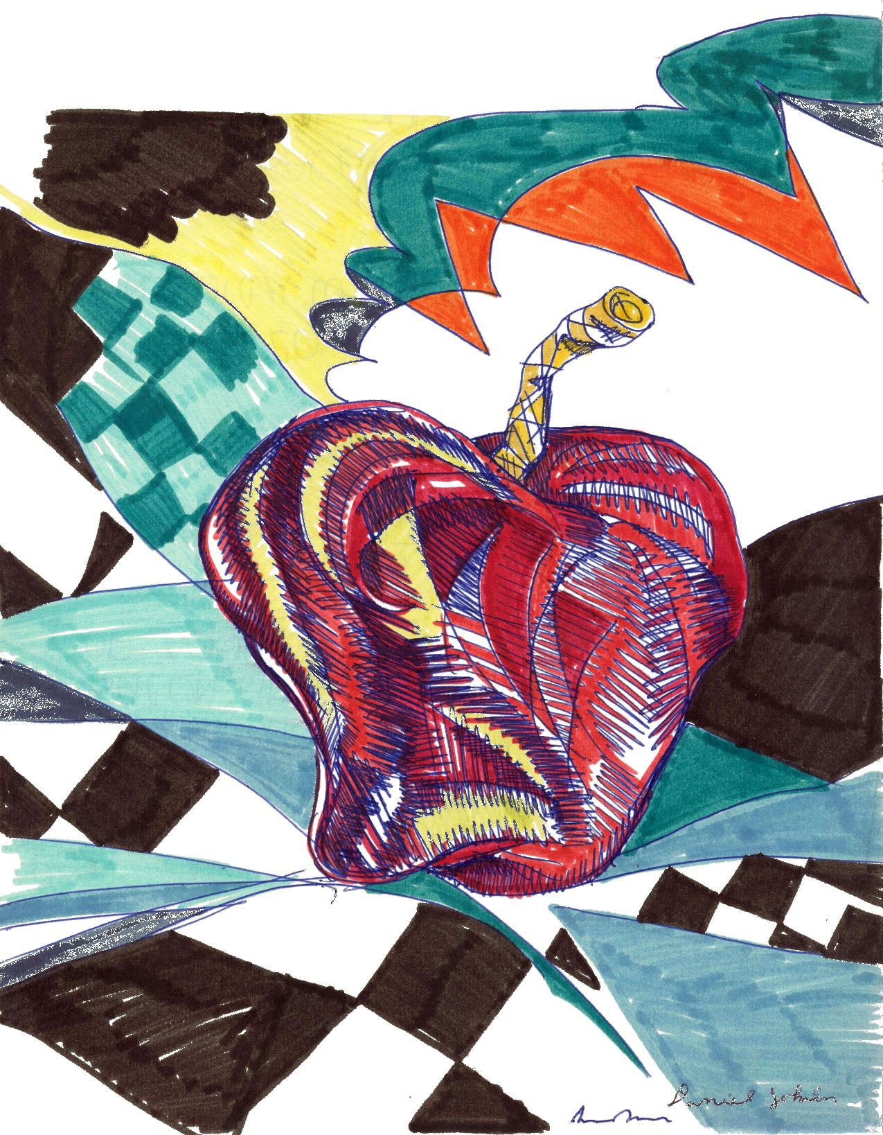 Art Print - "Study in Apple"