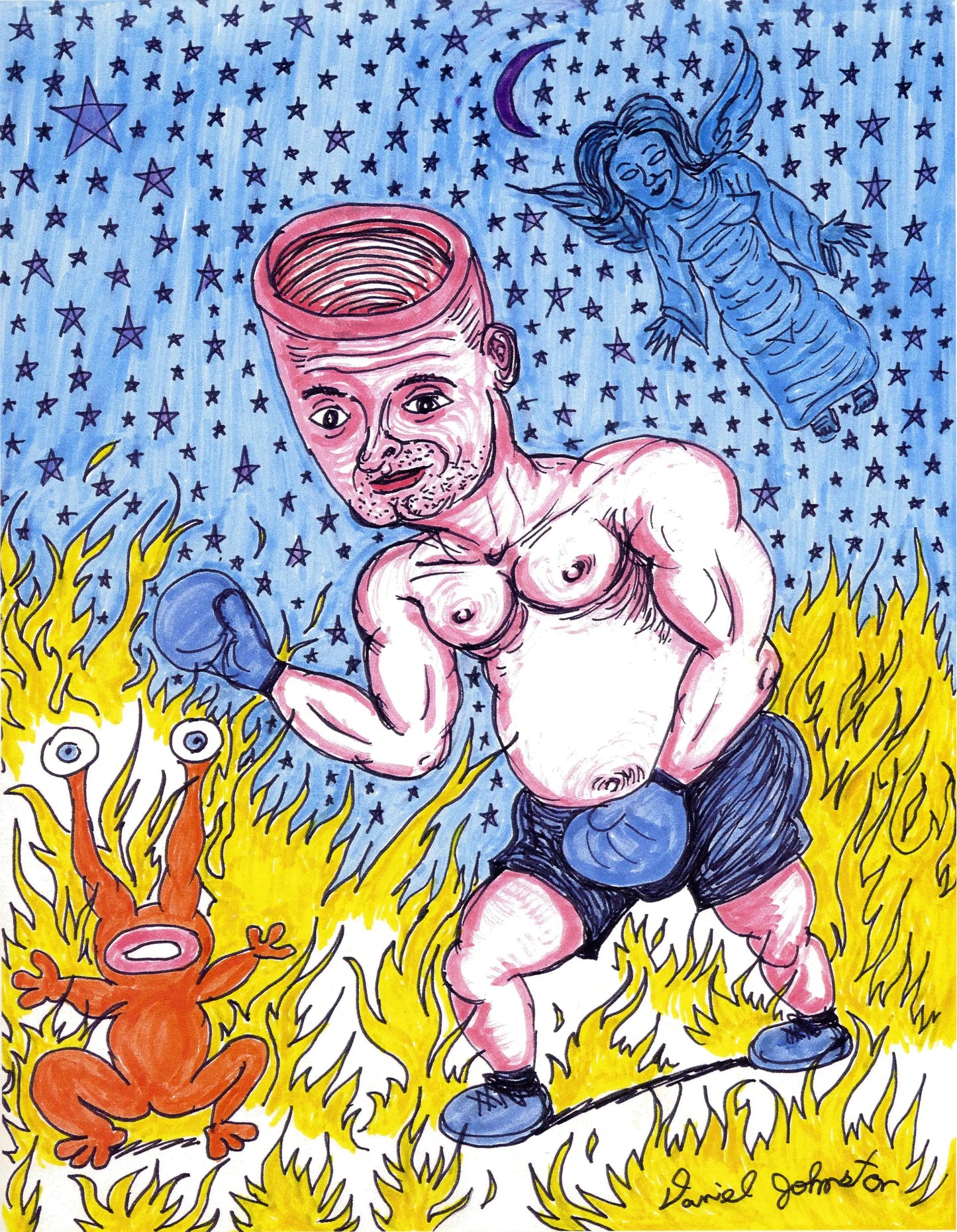 Art Print - "Between Heaven And Hell"