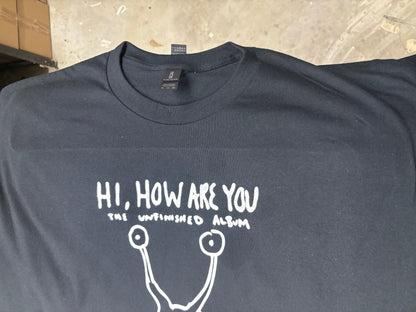 SLIGHTLY DEFECTED, Hi, How Are You ALBUM tee, BLACK
