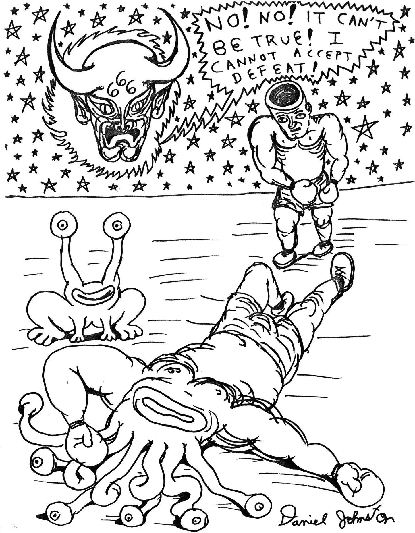 Art Print - "I Cannot Accept Defeat!"
