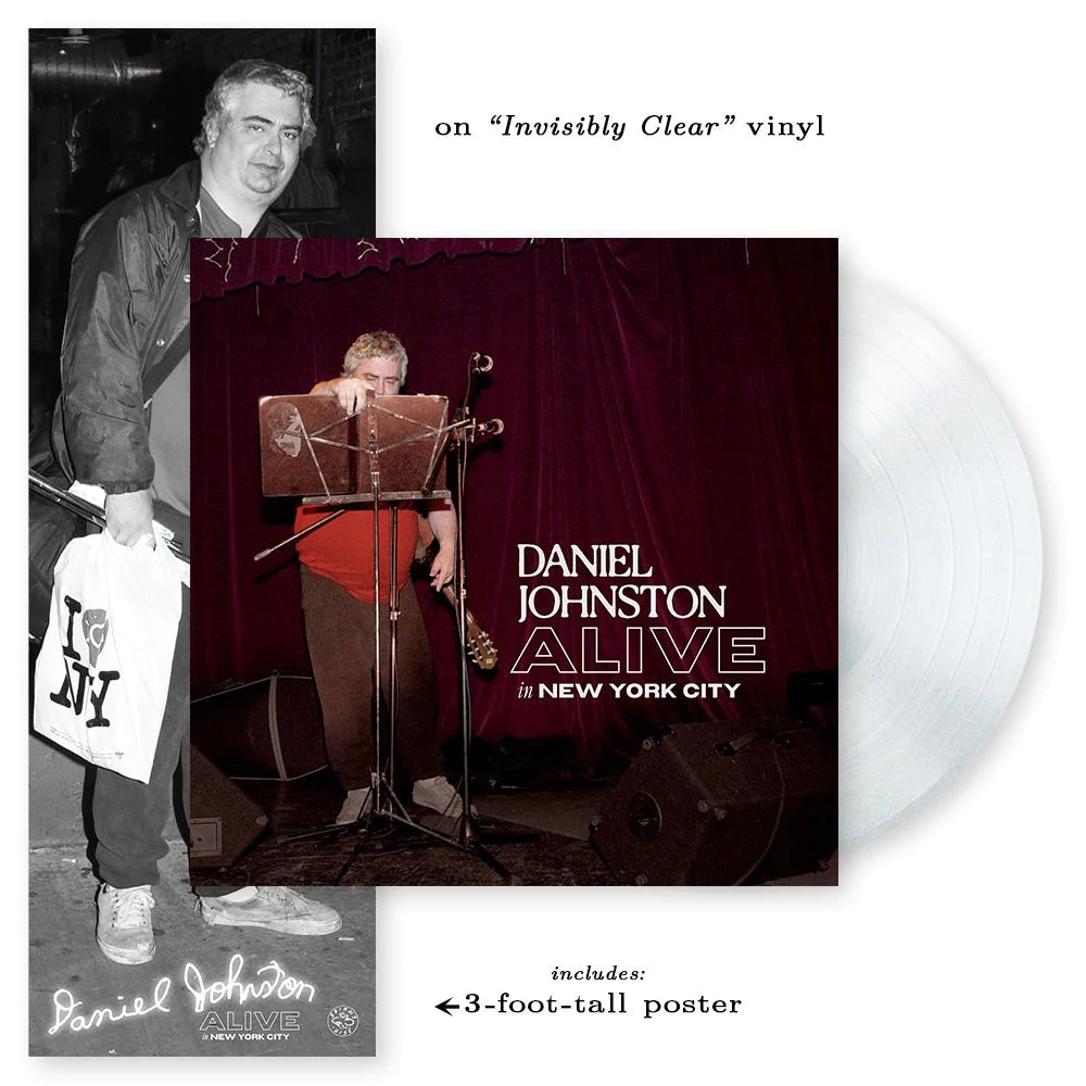 Daniel Johnston - Alive in New York City Invisibly Clear Vinyl