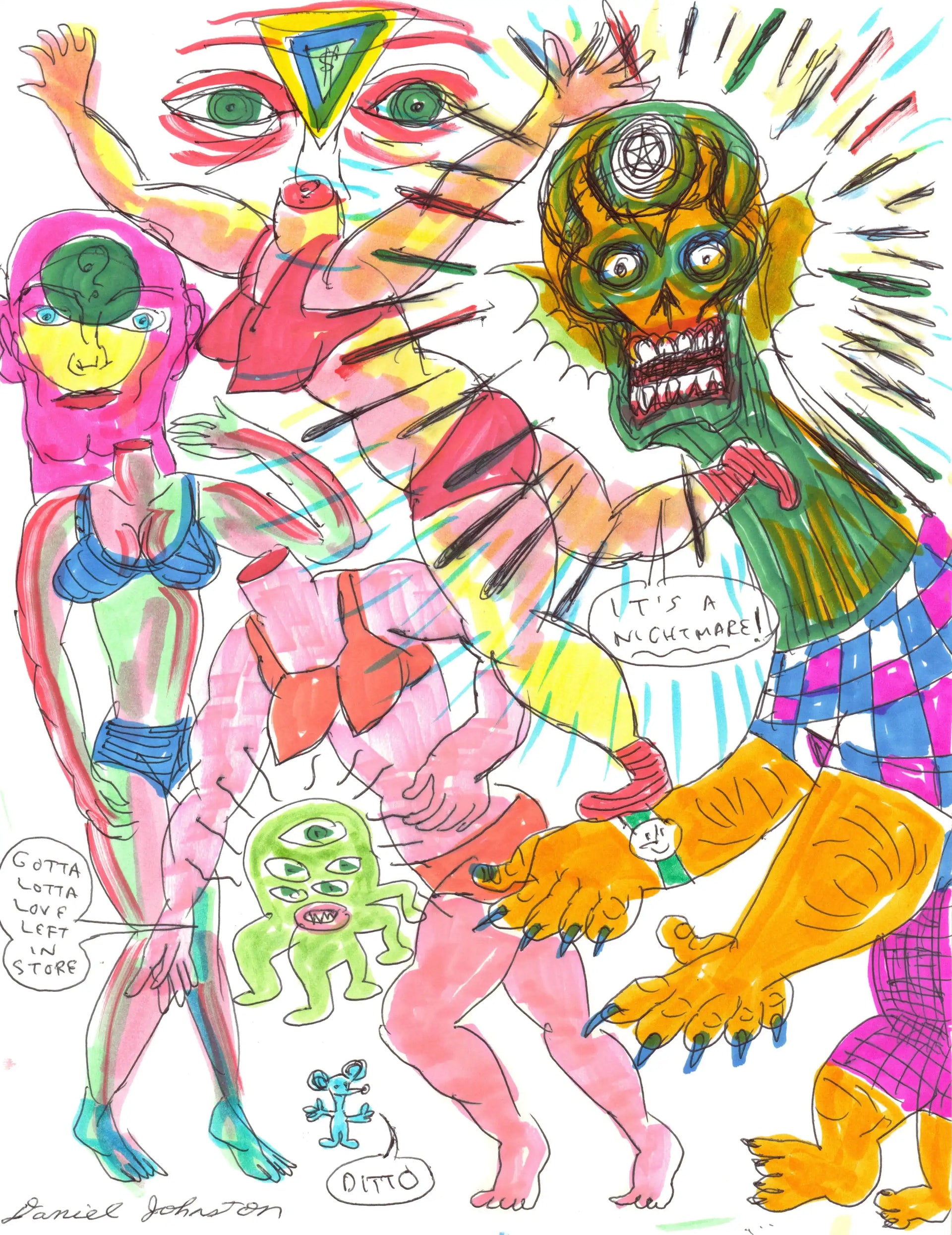 Daniel Johnston Art Print - 