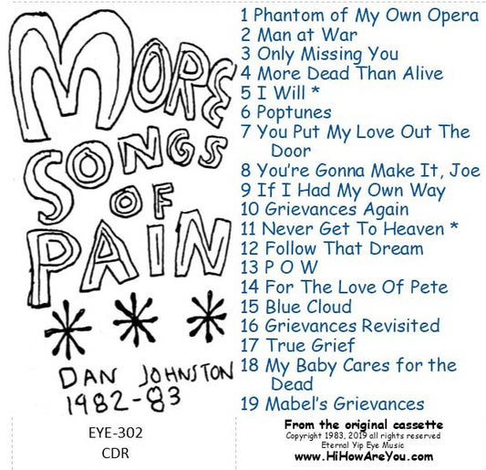 More Songs of Pain CDR