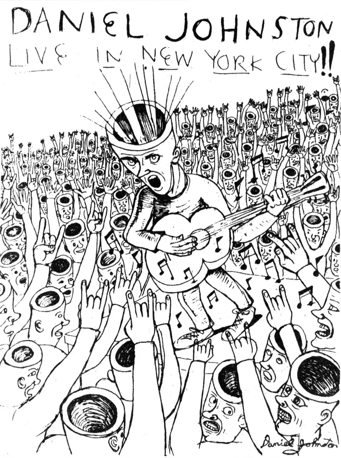 Art Print - "Daniel Johnston Live In New York City!"