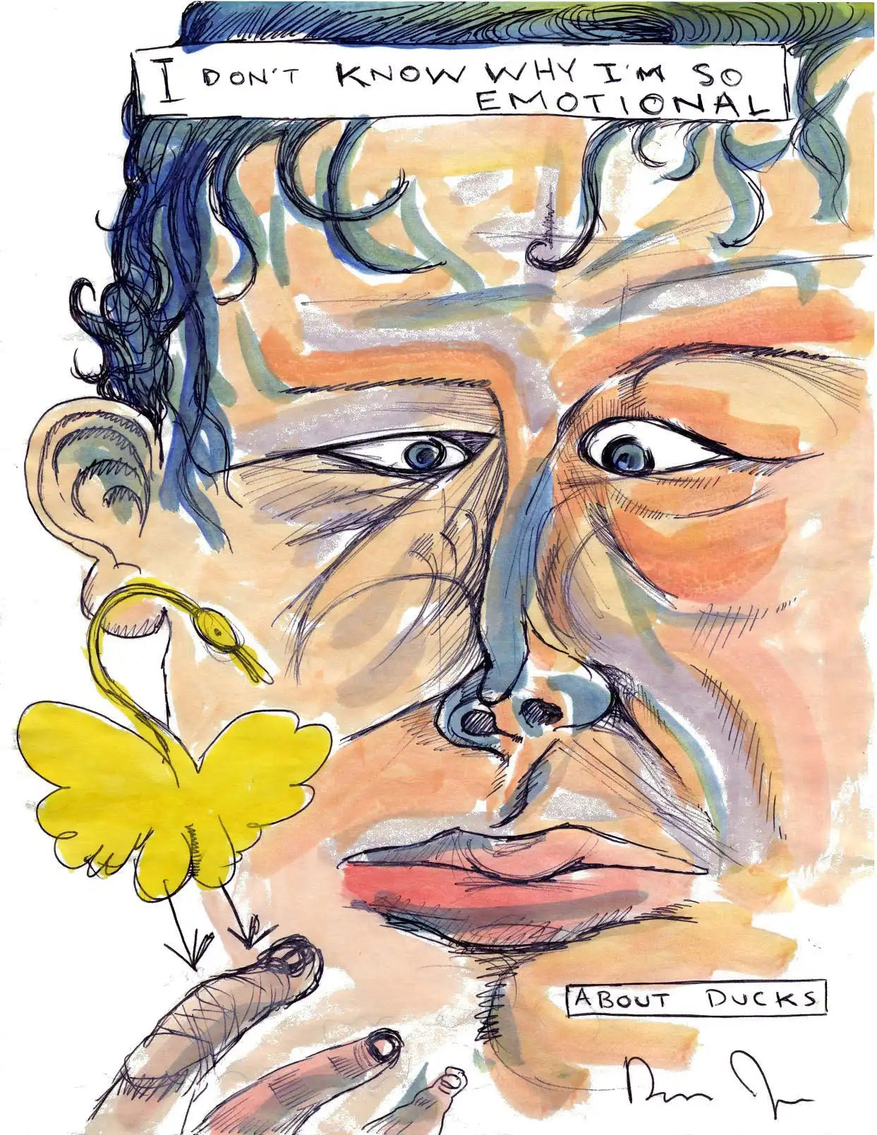 Art Print - "I Don't Know Why I'm So Emotional"