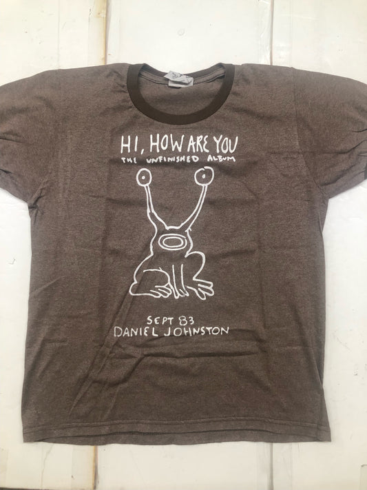 Authentic Pigment BROWN Hi How Are You Shirt
