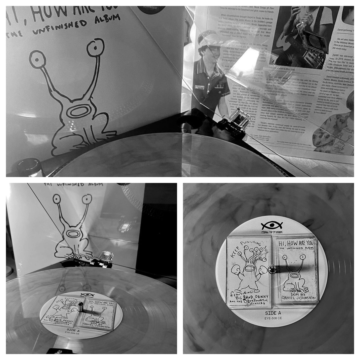 "Hi, How Are You" The Unfinished Album (Black/White Swirl Vinyl)
