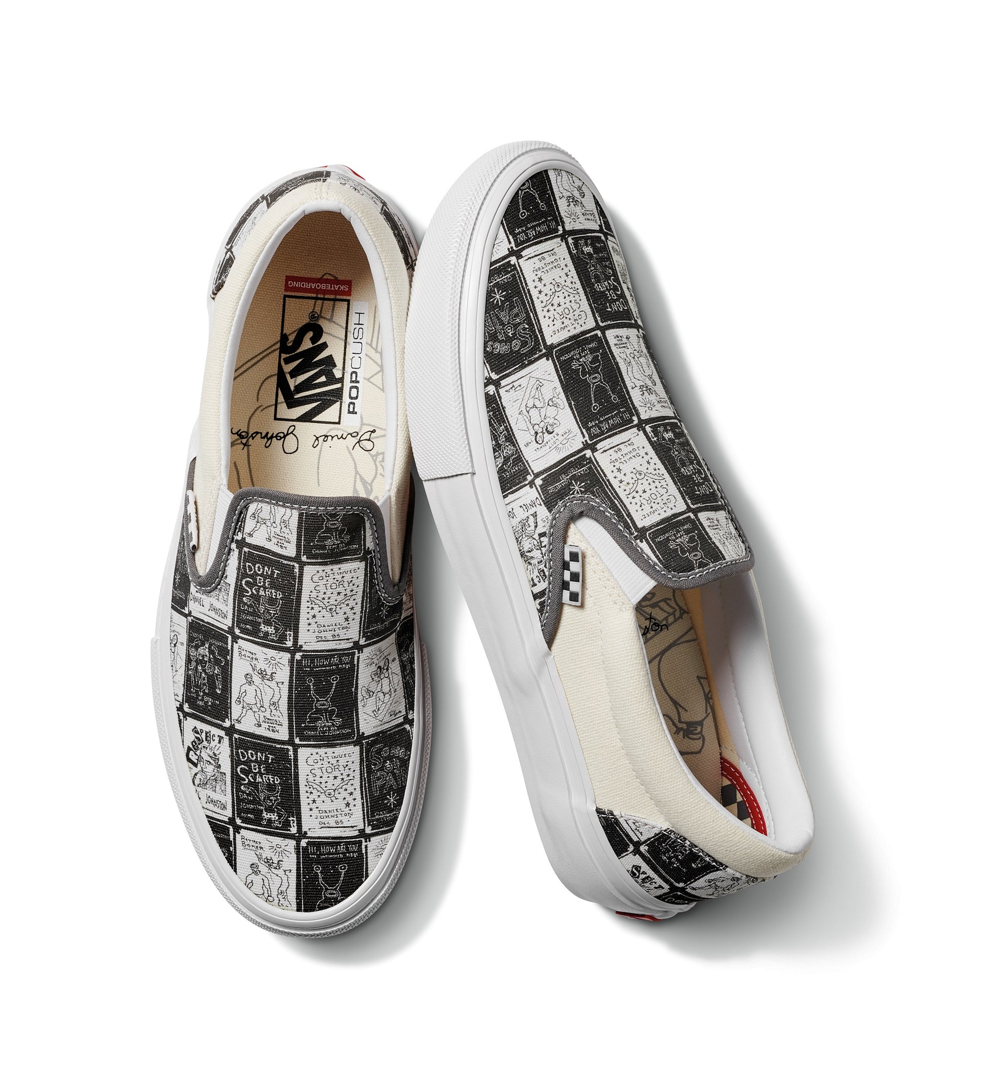 Men's Vans x Daniel Johnston Slip-on Shoe – Hi How Are You