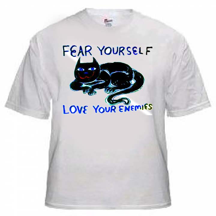 "Sleeping Cat Fear Yourself Demon" T-Shirt YOUTH SIZES