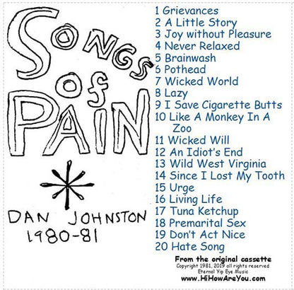 "Songs of Pain" DIGITAL DOWNLOAD