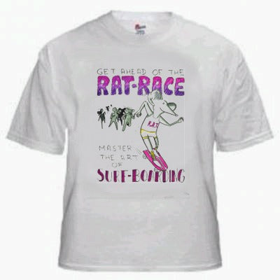 "Surf-Board Rat Race" t-shirt YOUTH SIZES
