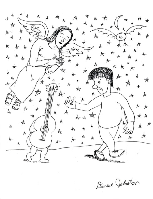 Untitled - Daniel with guitar and angel